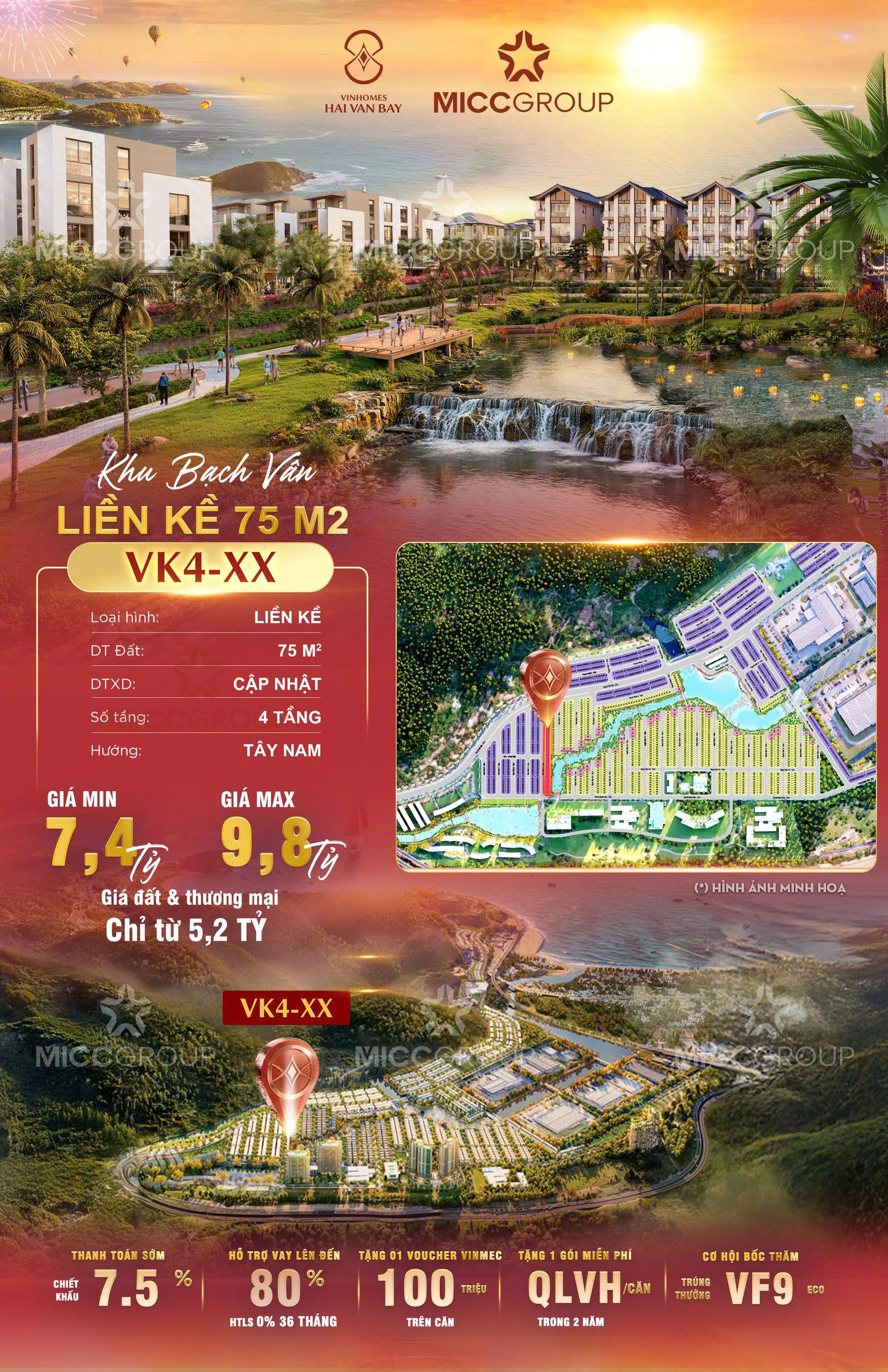 Phối cảnh Vinhomes Hải Vân Bay - Bạch Vân 1