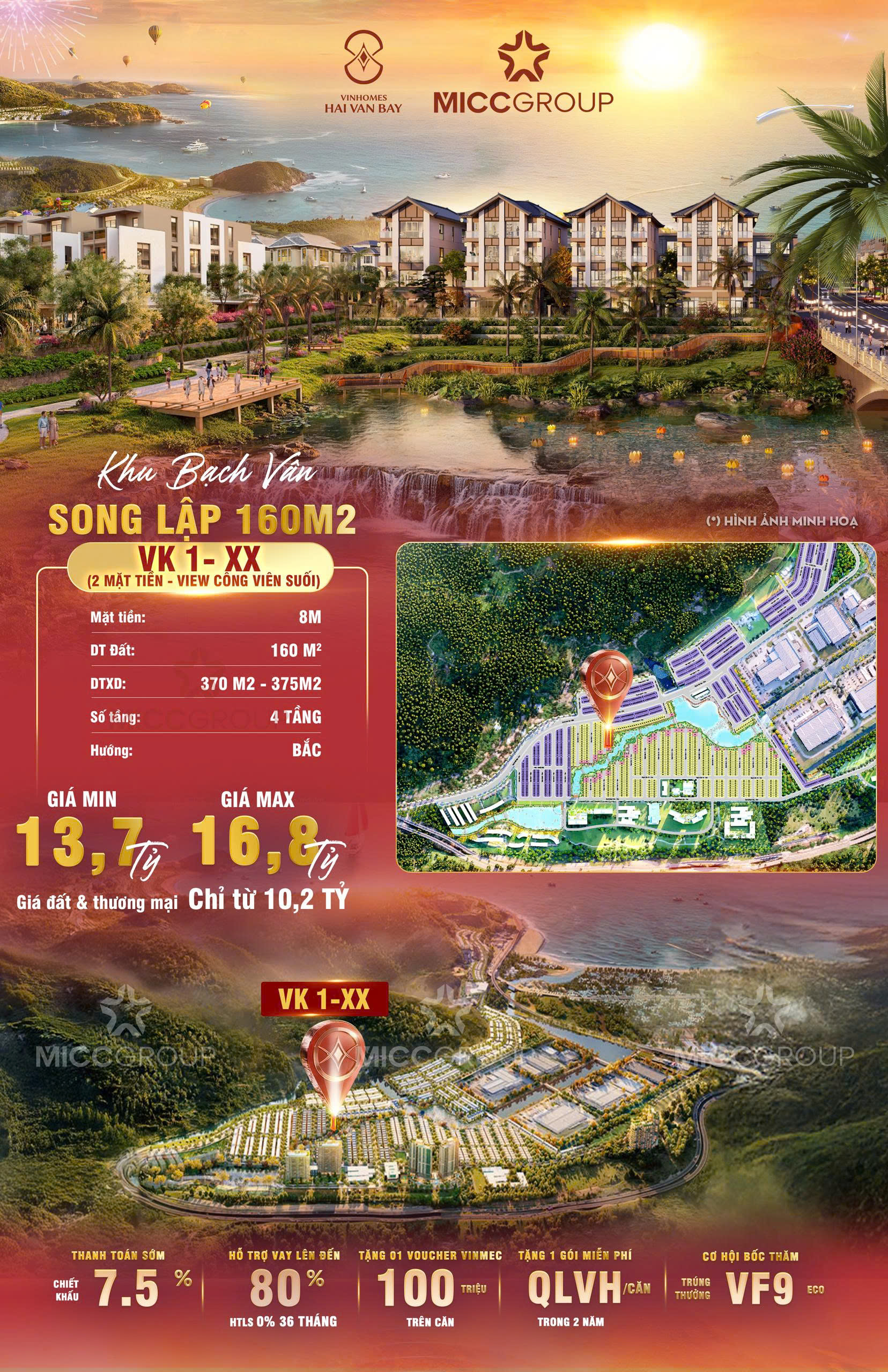 Phối cảnh Vinhomes Hải Vân Bay - Bạch Vân 3