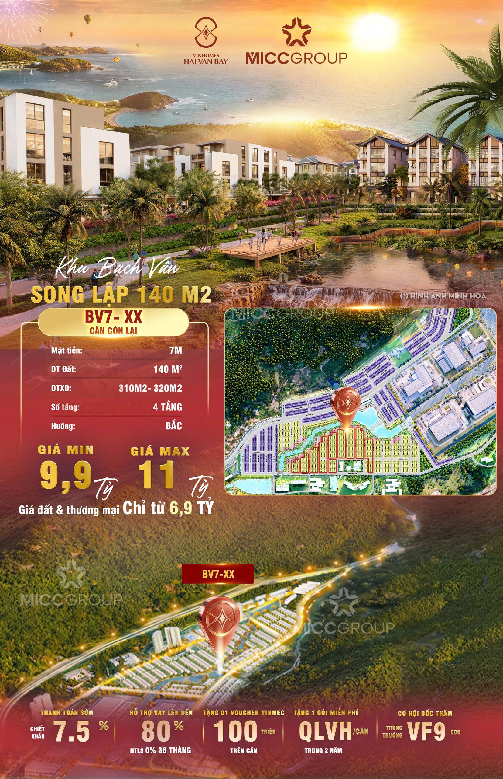 Phối cảnh Vinhomes Hải Vân Bay - Bạch Vân 5