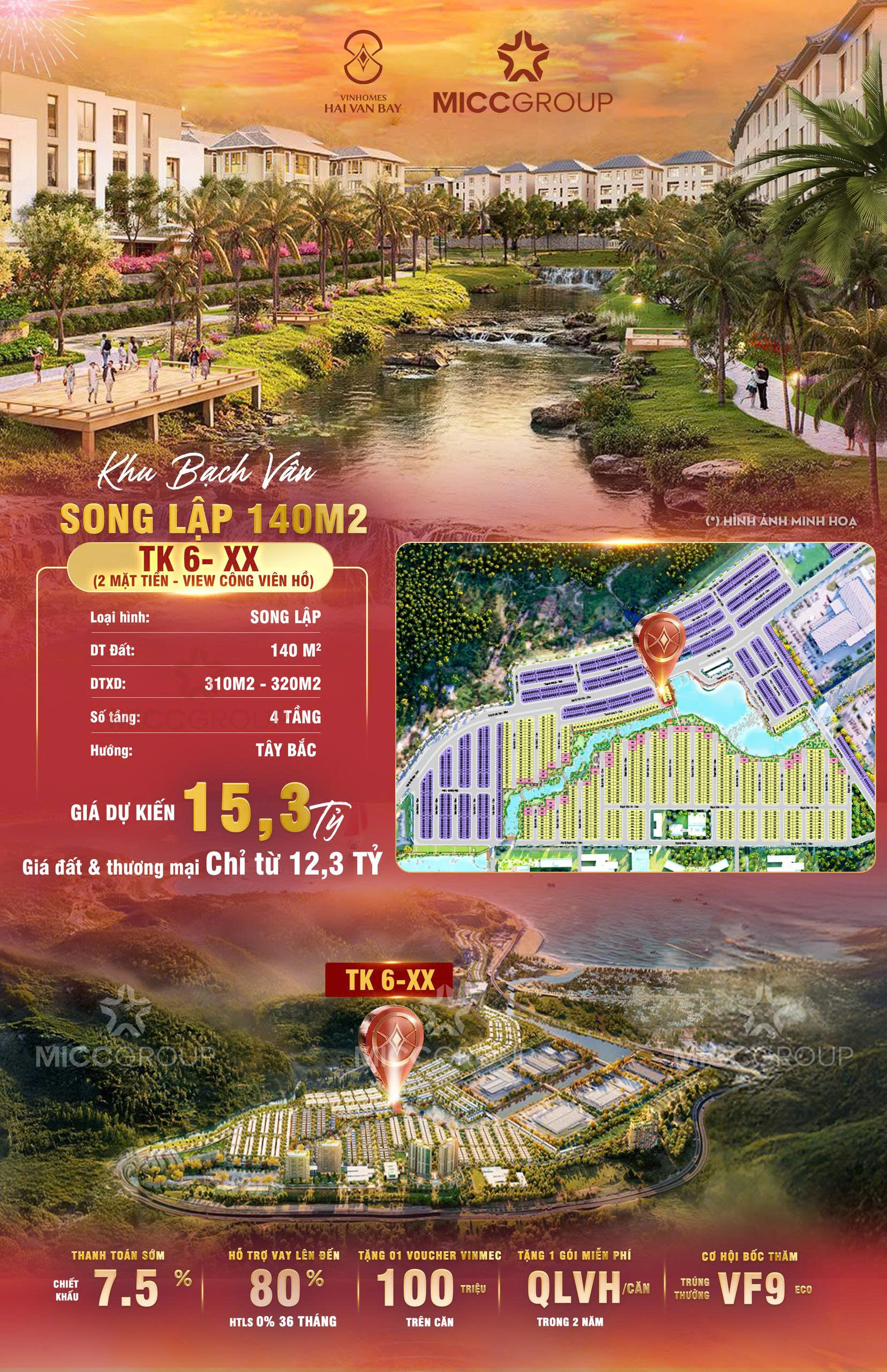 Phối cảnh Vinhomes Hải Vân Bay - Bạch Vân 8